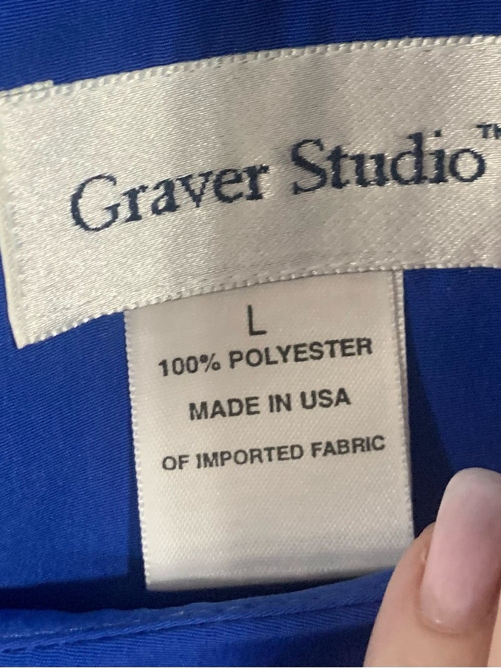 Susan Graver Lot of 2 Cobalt Blue Top with Jacket - Picture 3 of 3